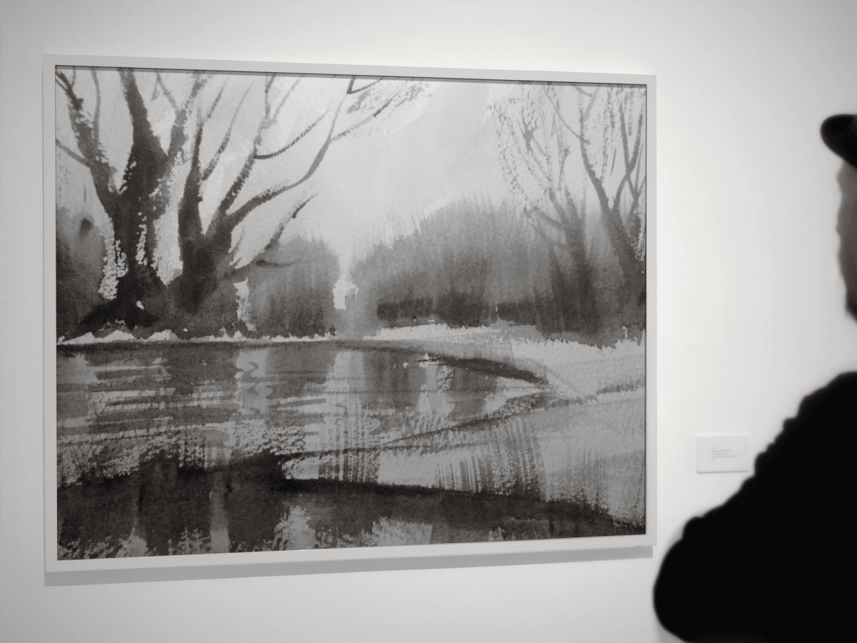 Fall Snow in Watercolor